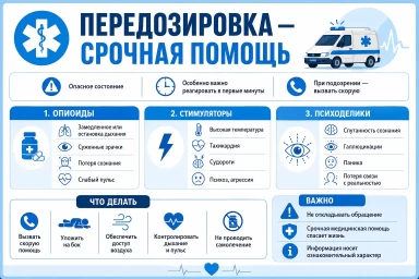 Помощь при передозировке в Амурске