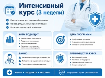 Реабилитация за 21 день в Амурске